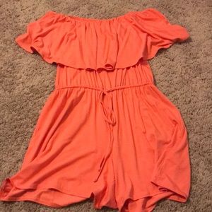 Old Navy off the shoulder romper!